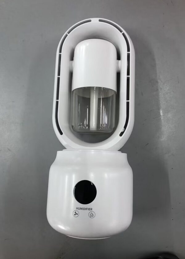 Summer Water Cooled Spray Mist Electric Fan USB Rechargeable Portable Wireless Air Humidifier Bladeless Ventilator Table Fan - Image 30