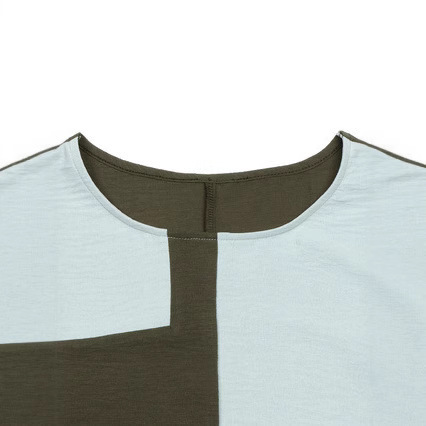Artistic Retro-style Casual Trendy Pullover With Short Sleeves - Image 2