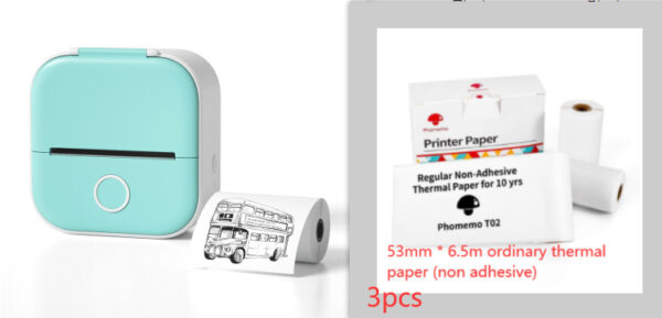 Portable Mini Thermal Label Printer Home Photo Printer Student Wrong Question Printer Bluetooth-compatible Mini Label Printer Price Tag - Image 18