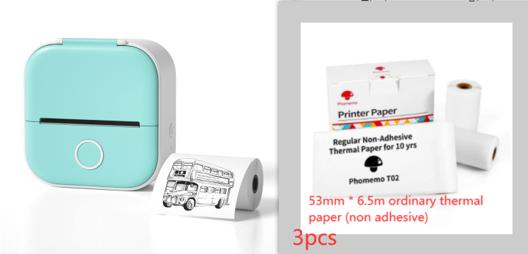 Portable Mini Thermal Label Printer Home Photo Printer Student Wrong Question Printer Bluetooth-compatible Mini Label Printer Price Tag - Image 18