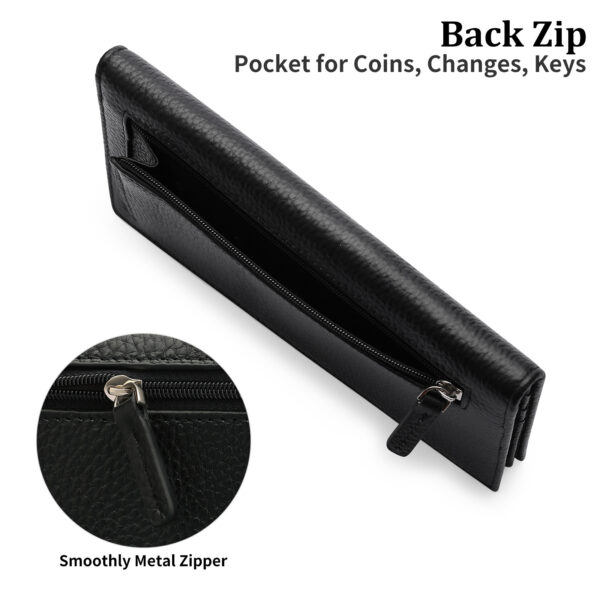 GOIACII Anti-Scanning Womens Long Wallet Ultra-Thin European And American Style Minimalist - Image 7