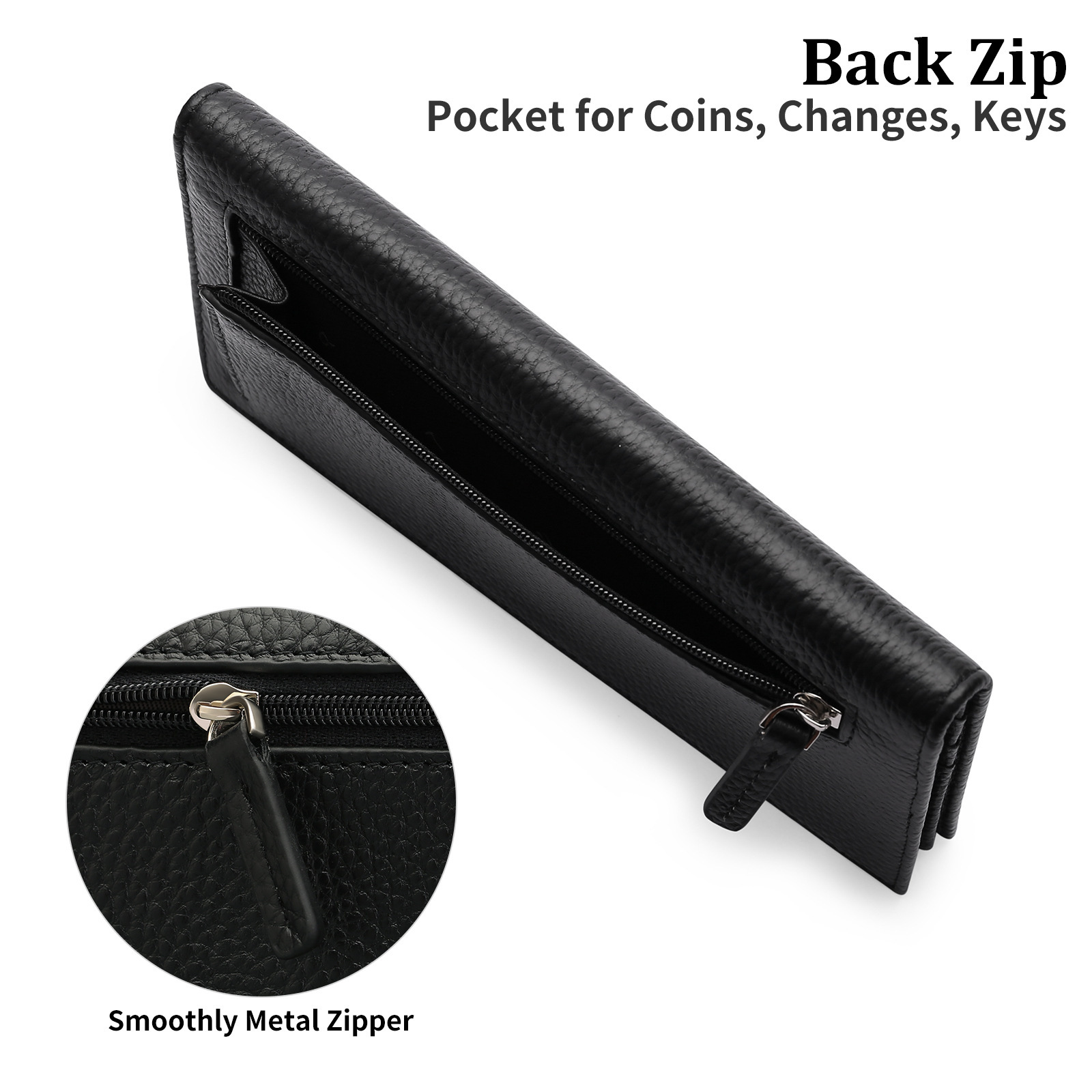 GOIACII Anti-Scanning Womens Long Wallet Ultra-Thin European And American Style Minimalist - Image 7