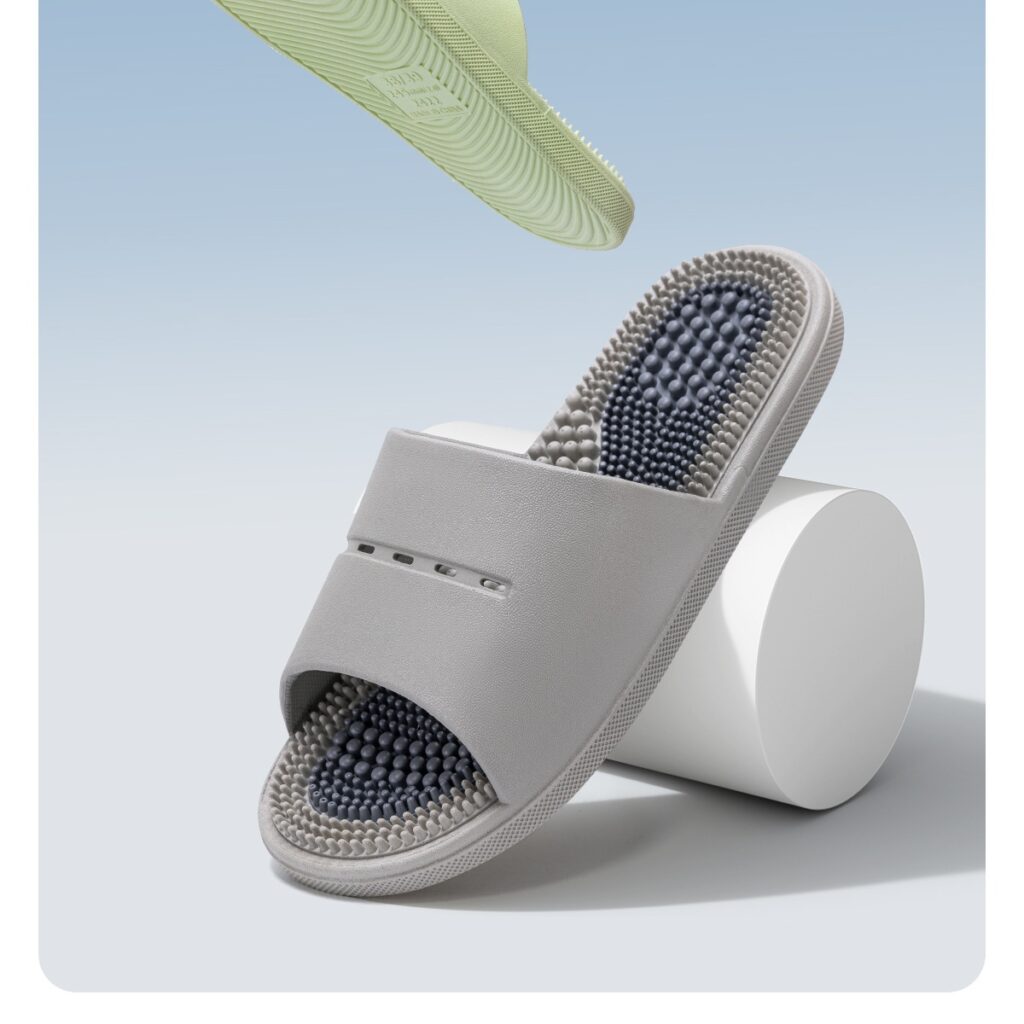 Massage Slippers For Men Summer Indoor Home And Bathroom Use Foot Acupressure Slippers With Non-slip Soles For Men