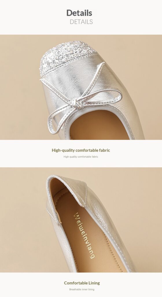 Women's Soft-soled Low-cut Bow-tie Flat Shoes