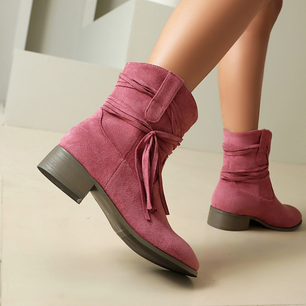 Tassel Women's Casual Ankle Boots