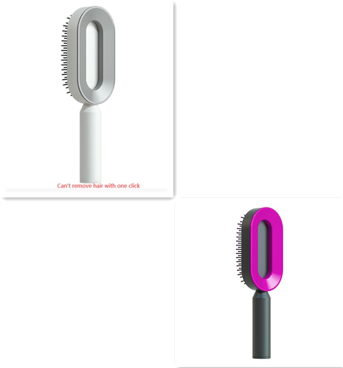 Self Cleaning Hair Brush For Women One-key Cleaning Hair Loss Airbag Massage Scalp Comb Anti-Static Hairbrush - Image 68