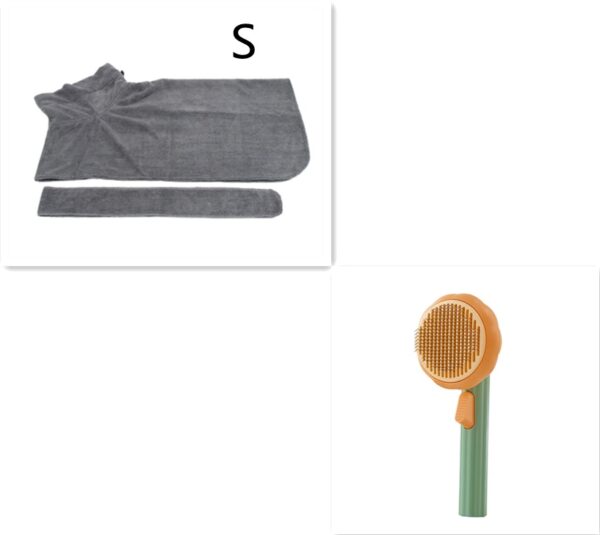 New Pet Cat Brush Hot Selling Hand-held Steel Wire Self-cleaning Comb Looper For Hair Removal - Image 41