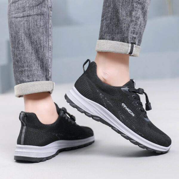 Men's Fashion Mesh Breathable Casual Sneakers - Image 6