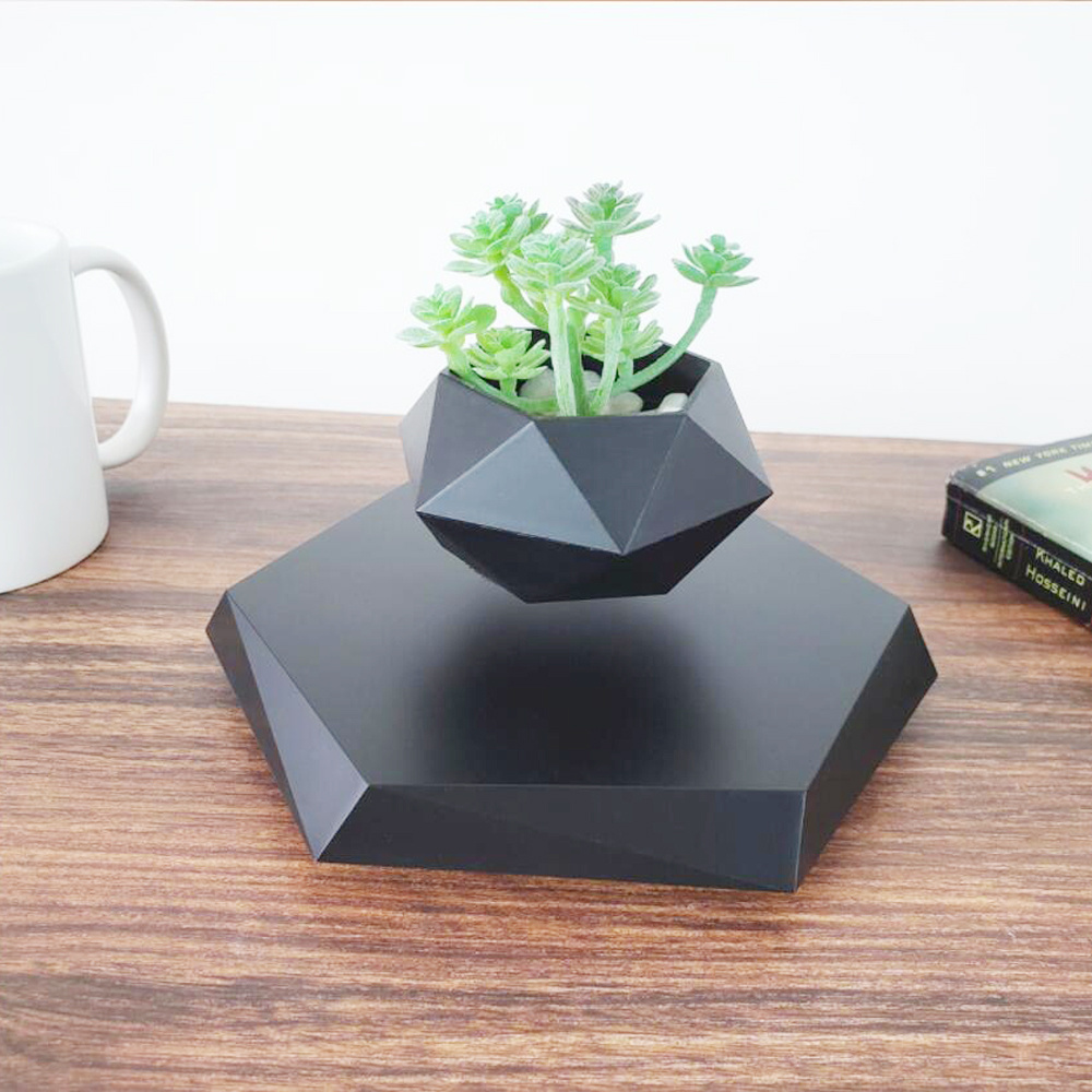 Floating Magnetic Levitating Flower Pot Bonsai Air Plant Pot Planter Potted For Home Office Desk Decor Creative Gift - Image 10