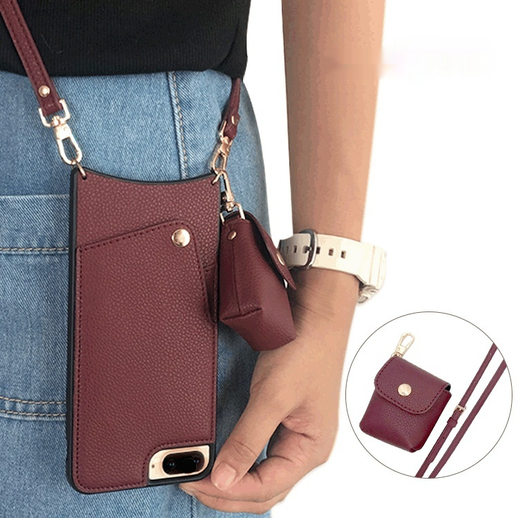 Protective Case With A Crossbody Strap, Card Slots, And A Zipperkeeps Fingerprints At Bay While Doubling As A Mini Wallet - Image 1