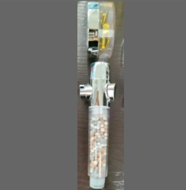 Shower Head Water Saving Flow 360 Degrees Rotating With Small Fan ABS Rain High Pressure Spray Nozzle Bathroom Accessories - Image 115