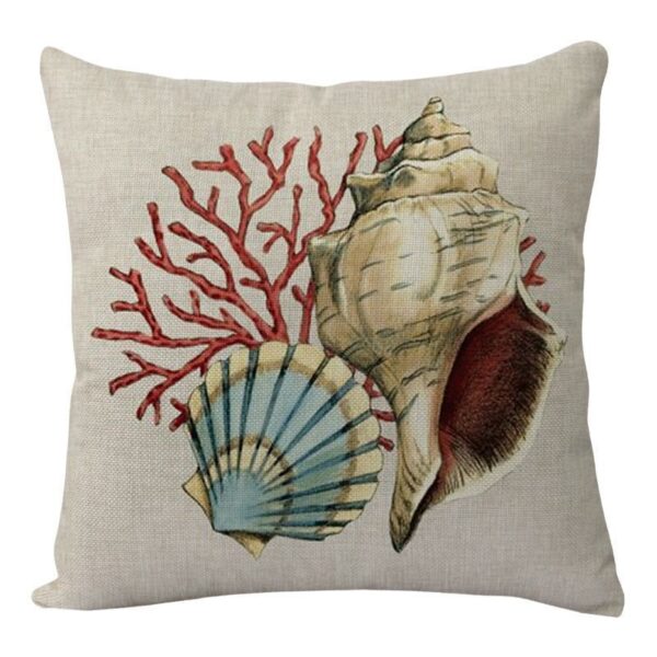 Cushion Covers Sea Turtle Printed Throw Pillow Cases For Home Decor Sofa Chair Seat - Image 12