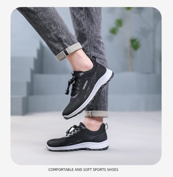 Men's Fashion Mesh Breathable Casual Sneakers - Image 13