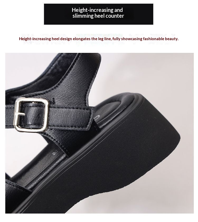 One-strap Open-toe Sandals With A Rubber Mid-heel