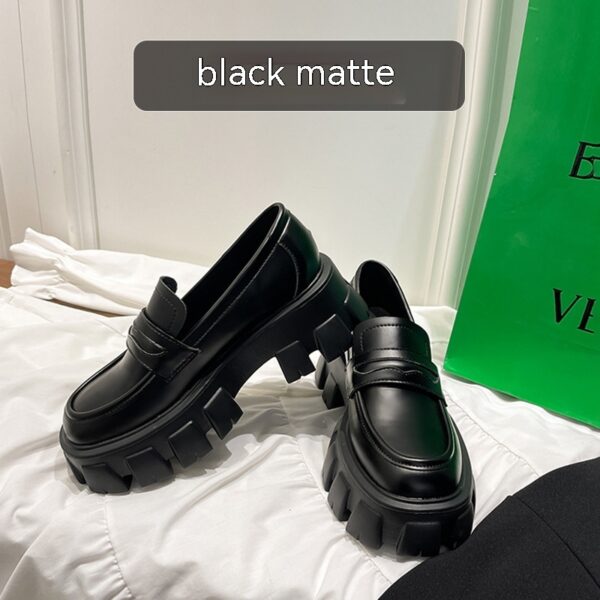 British Style Wide Fat Foot Loafers - Image 16