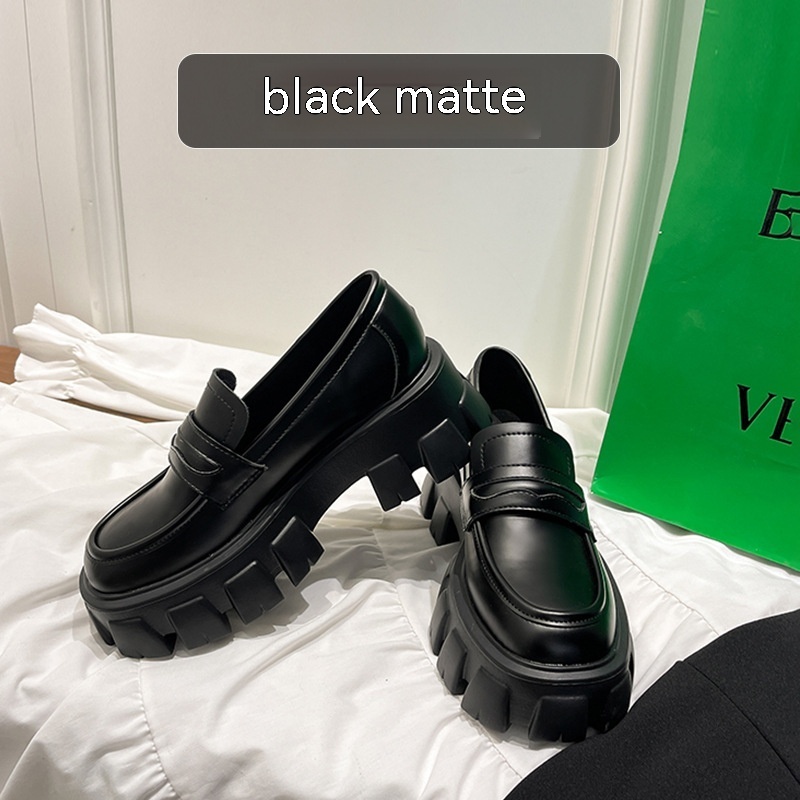 British Style Wide Fat Foot Loafers - Image 17
