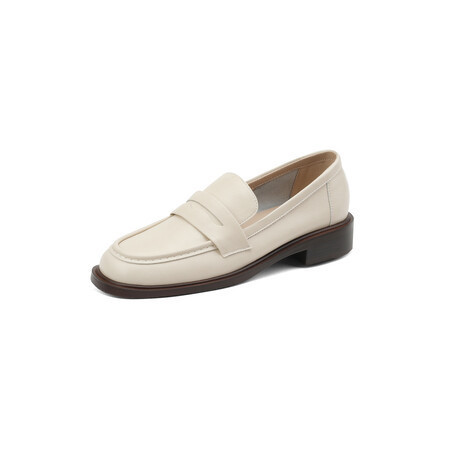 British-style Vintage Women's Heeled Leather Shoes - Image 12