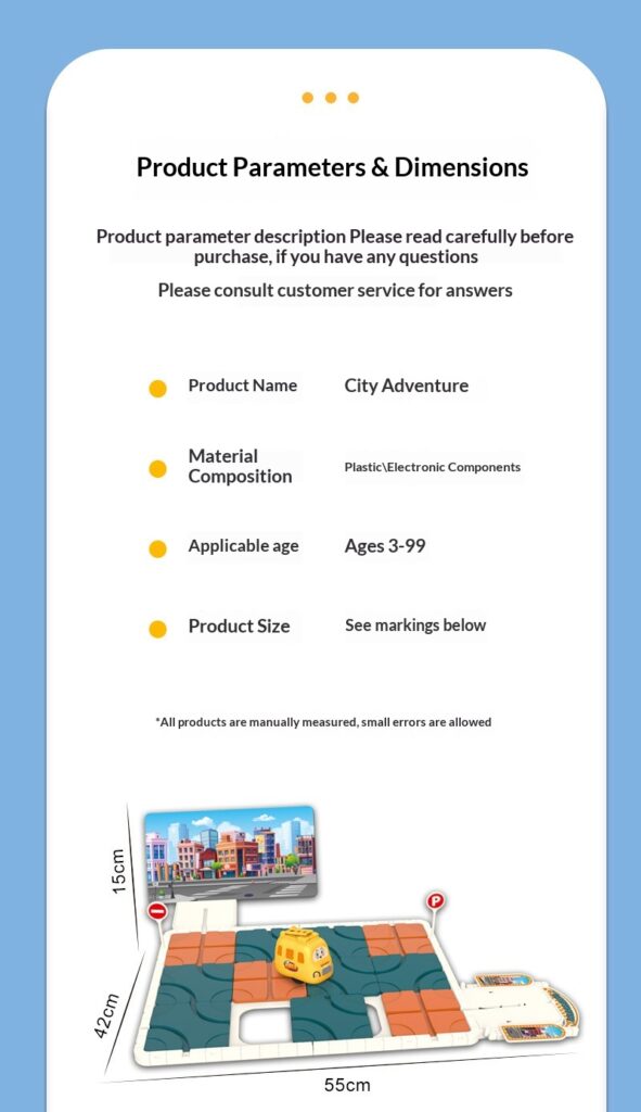 Urban Adventure Track Puzzle Educational Toy