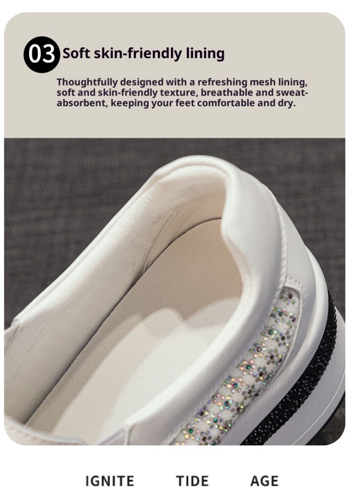 Breathable Lightweight Sneakers With Soft Soles