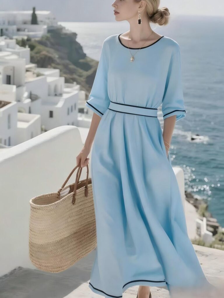 Women's Elegant Commuter Long Dress