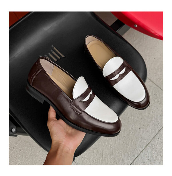 New Stylish All-match Mens Slip-on Casual Leather Shoes - Image 8