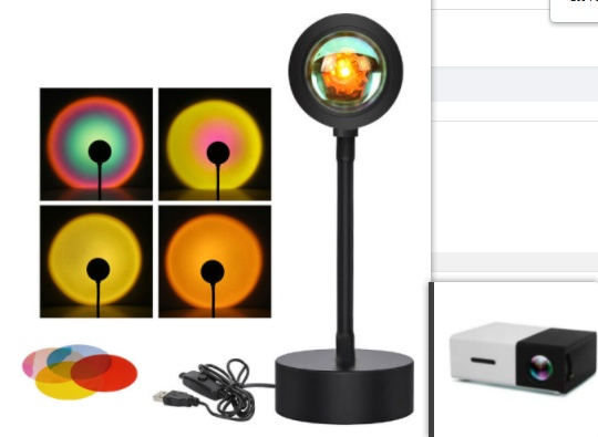 Sunset Projection Lamp Sunset Projector Night Light Wall Decoration Lighting - Image 19