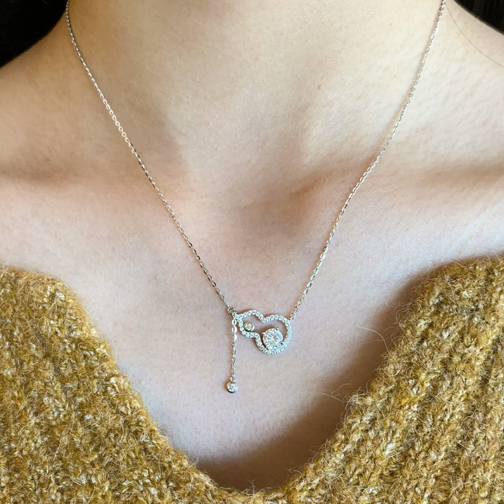 New Style Chinese-Style Gourd Necklace For Women - Image 3