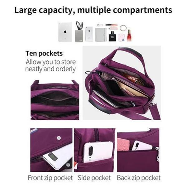 Crossbody Bags Women Fashion Anti-Theft Handbags Shoulder Bag - Image 12