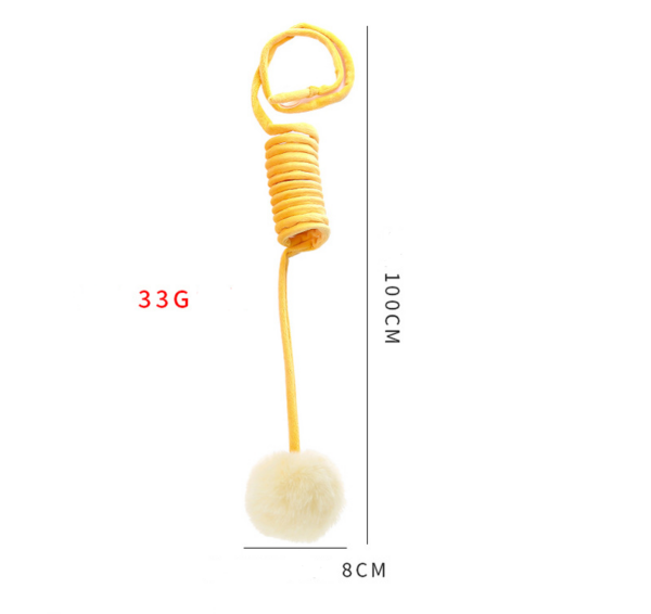 Cat Toy Self-Hi Sucker Spring Rabbit Hair Ball Interactive Play Pet Supplies Interactive Toys - Image 12
