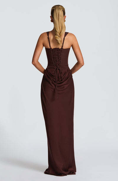 Women's Strapless Sleeveless Sheath Maxi Dress - Image 17