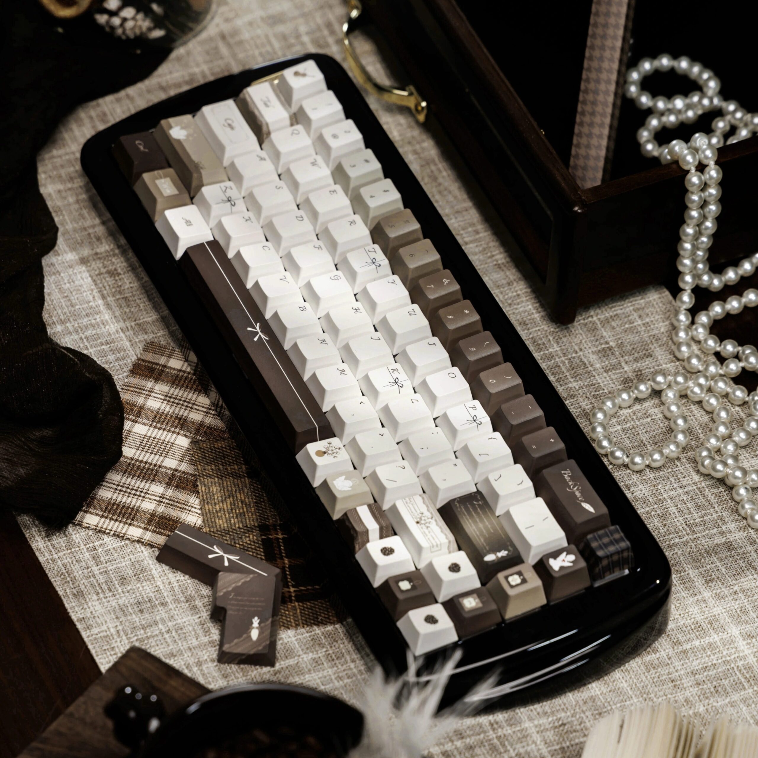 Wood-scented Perfume Keycaps For Mechanical Keyboards - Image 1
