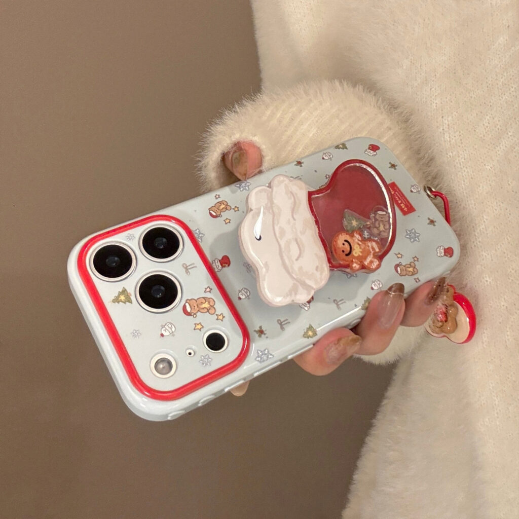 Christmas Stocking Shaker Stand Phone Case