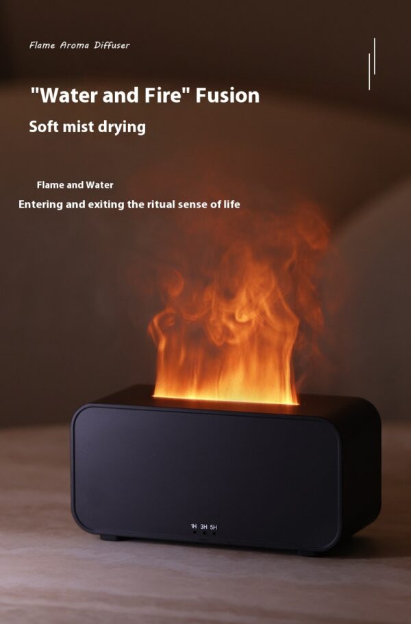 Timing Simulation Aroma Diffuser Usb Household Flame Humidifier  Aromatherapy Machine Spray Air Flame Humidifier Diffuser - Image 13