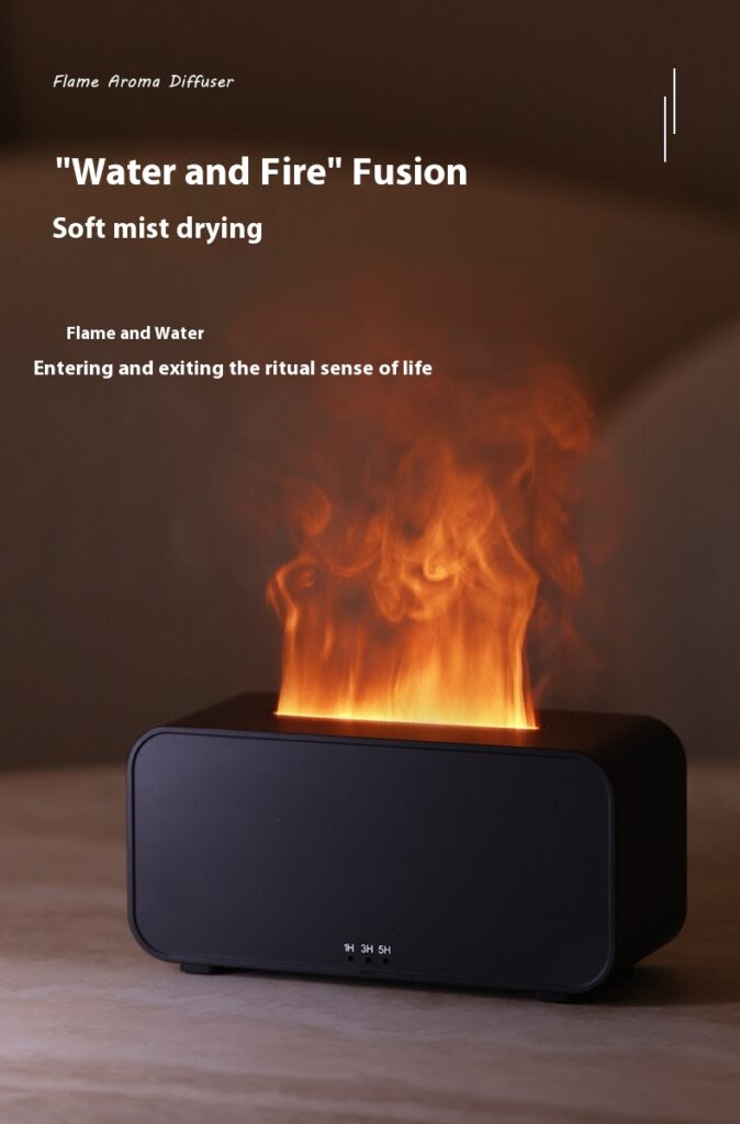 Timing Simulation Aroma Diffuser Usb Household Flame Humidifier  Aromatherapy Machine Spray Air Flame Humidifier Diffuser