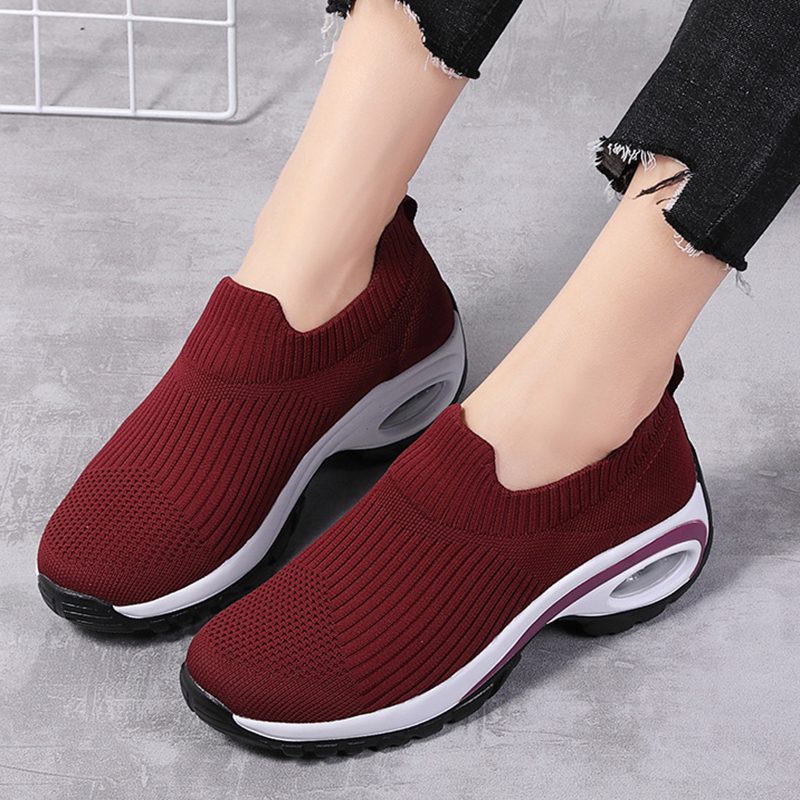 Sneakers Women Air Cushion Mesh Breathable Running Sports Shoes - Image 18