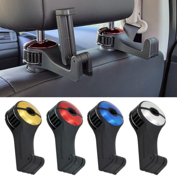 Car Headrest Hook Phone Car Holder Car Hanger For A4 B6 Seat Back Hanger Storage Hook Phone Holder Auto Fastener Clip - Image 6