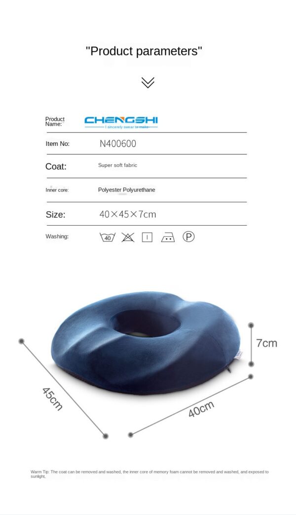 Seat Cushion Pillow for Office Memory Foam - Image 8