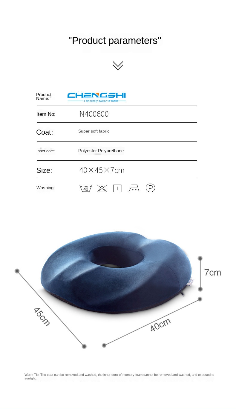 Seat Cushion Pillow for Office Memory Foam - Image 8