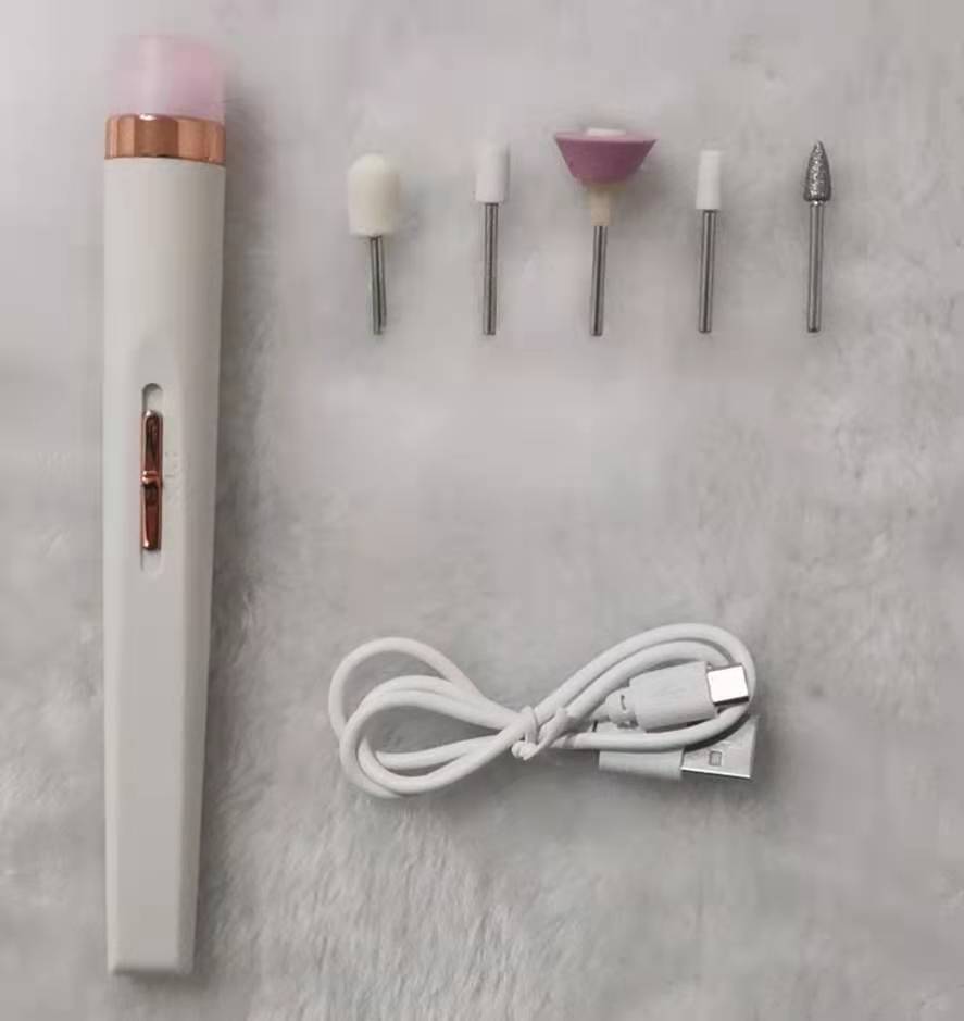 5in1 Manicure Machine Set Electric Nail Drill Polisher Cordless USB Rechargeable With LED Cutters Mill For Manicure Pedicure Accessor - Image 23