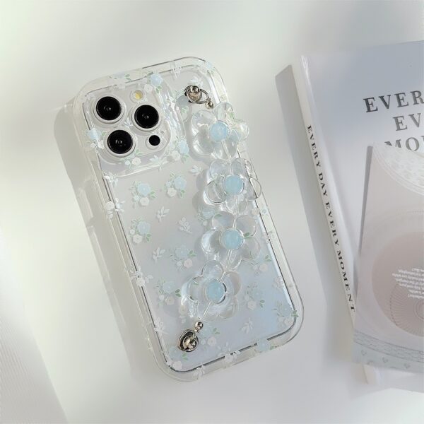 Fresh And Summery Blue Floral Phone Case - Image 16