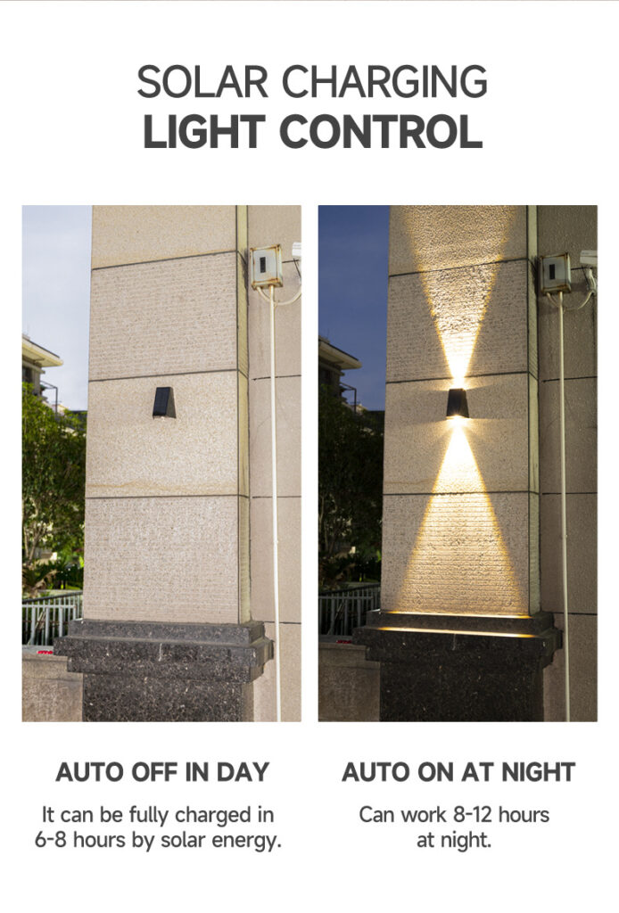 Solar Outdoor Corridor Waterproof Wall Lamp