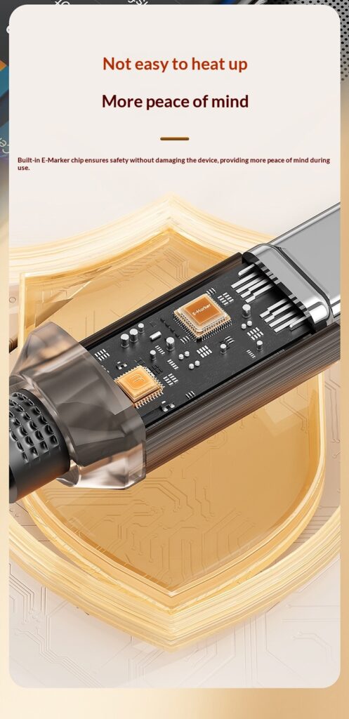 Transparent Fast-charging Data Cable