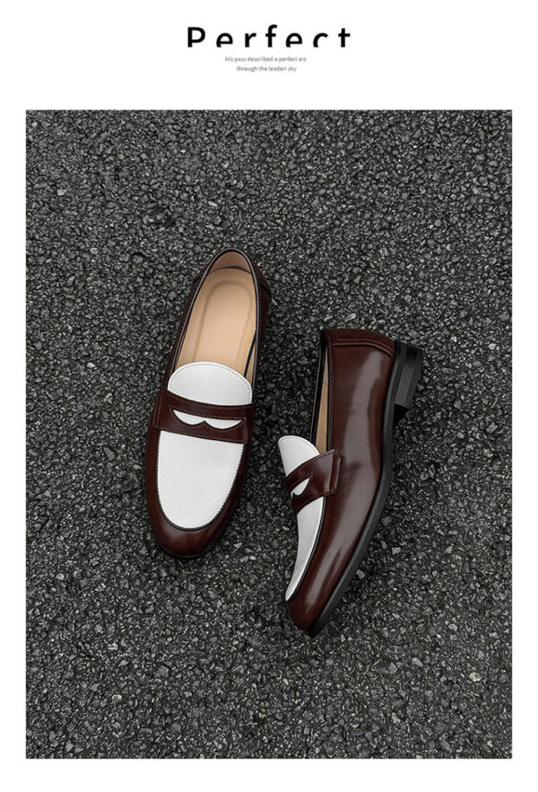 New Stylish All-match Mens Slip-on Casual Leather Shoes - Image 13