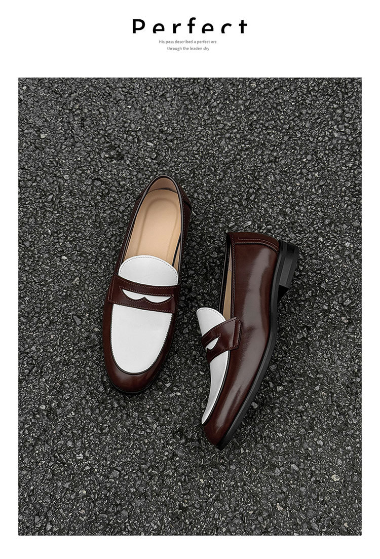 New Stylish All-match Mens Slip-on Casual Leather Shoes - Image 13