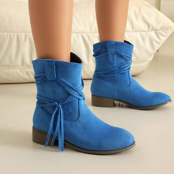 Tassel Women's Casual Ankle Boots - Image 38