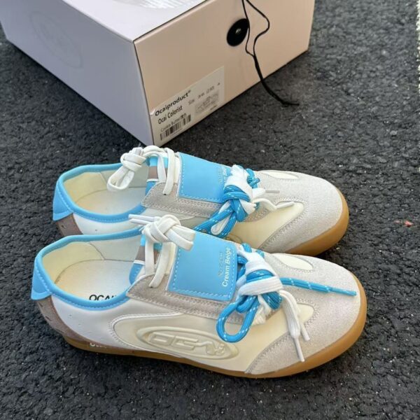 High-end Contrast-color Design Casual Flat Shoes For Commuting - Image 7