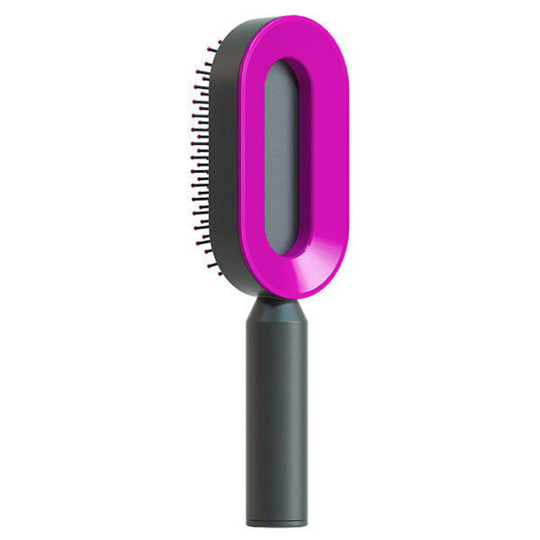 Self Cleaning Hair Brush For Women One-key Cleaning Hair Loss Airbag Massage Scalp Comb Anti-Static Hairbrush - Image 34