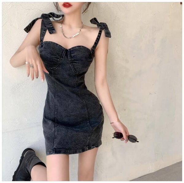 Hong Kong-style Retro Sexy Tube Top Slip Dress - Image 8