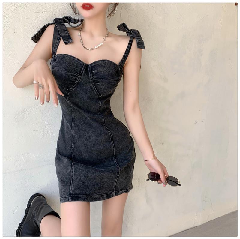Hong Kong-style Retro Sexy Tube Top Slip Dress - Image 8