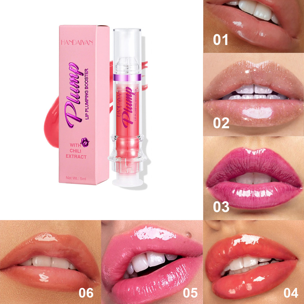 New Tube Lip Rich Lip Color Slightly Spicy Lip Honey Lip Glass Mirror Face Lip Mirror Liquid Lipstick - Image 1